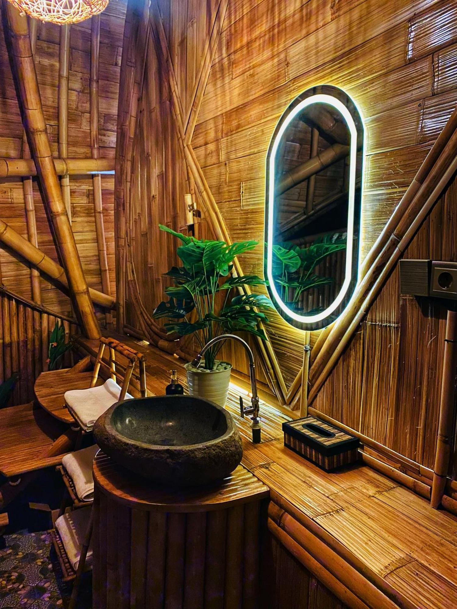 Vila Bamboo House - Ecobreeze Sidemen  Exteriér fotografie