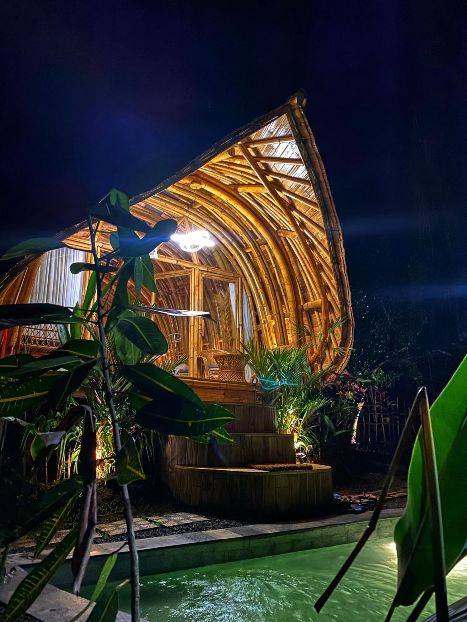Vila Bamboo House - Ecobreeze Sidemen  Exteriér fotografie