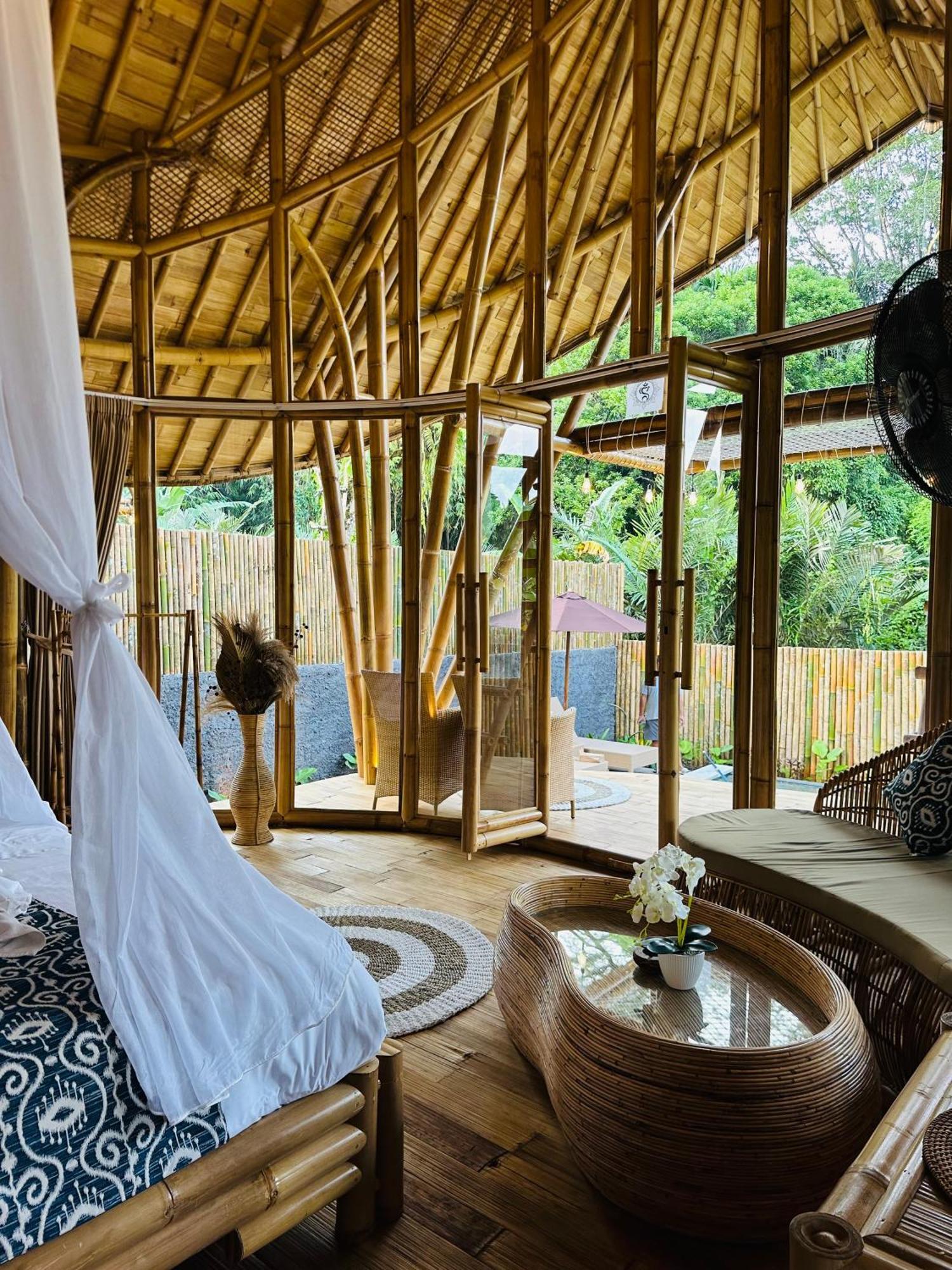 Vila Bamboo House - Ecobreeze Sidemen  Exteriér fotografie