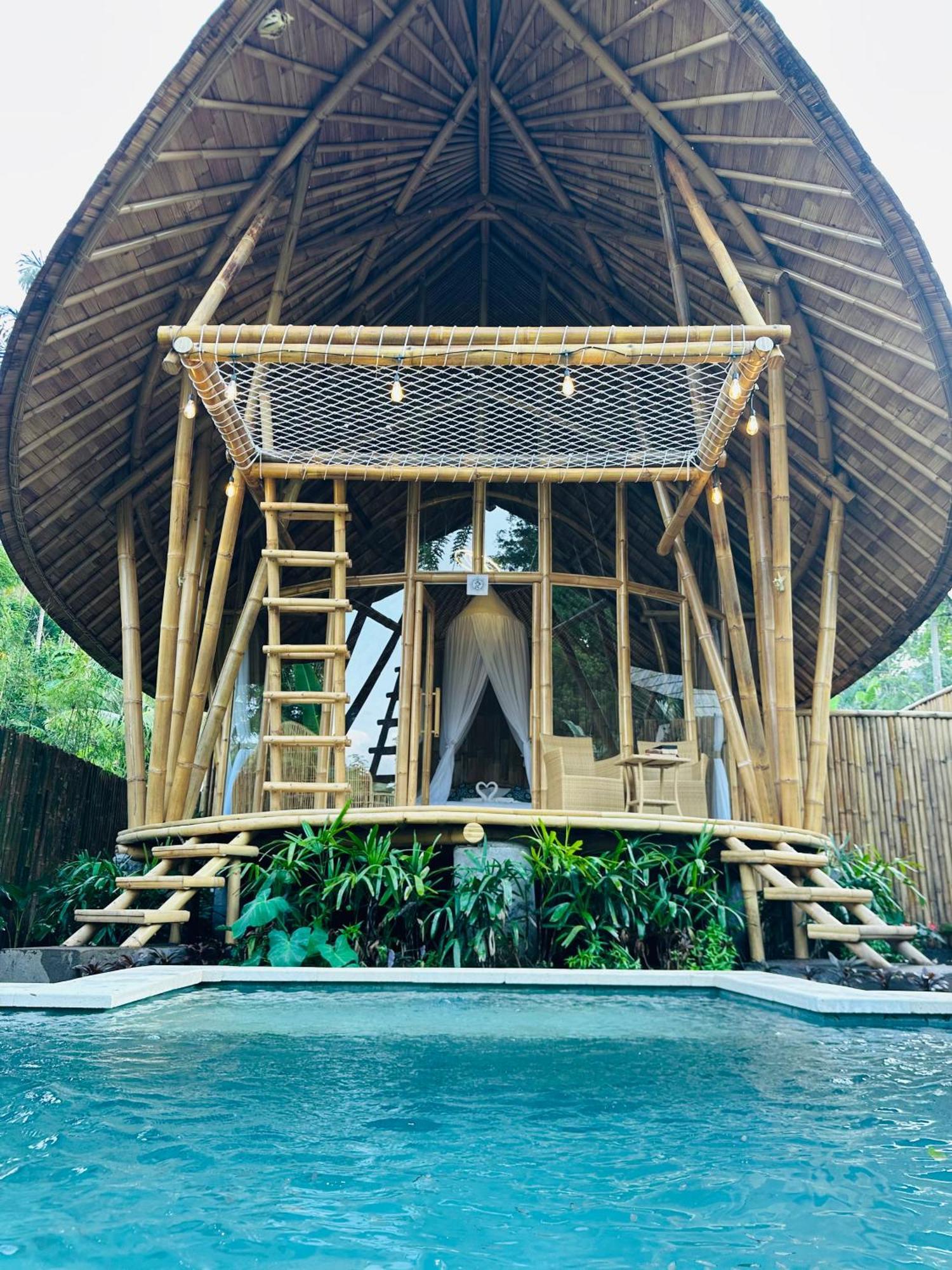 Vila Bamboo House - Ecobreeze Sidemen  Exteriér fotografie